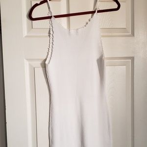 Distressed Ribbed Stretch Dress